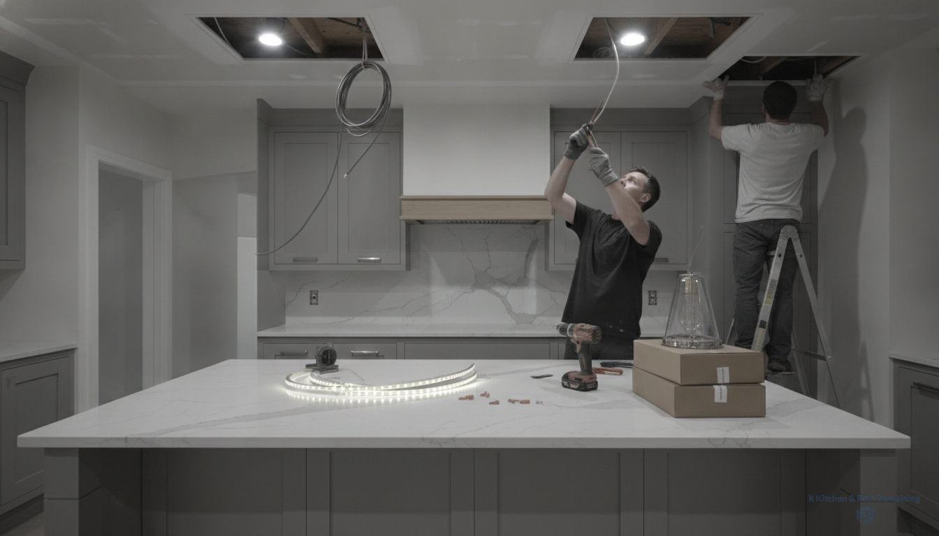 Kitchen Lighting Installation